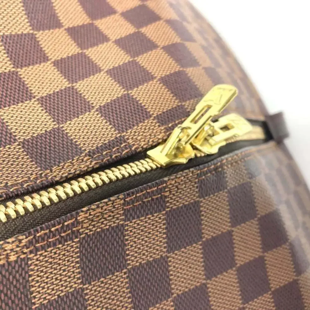 LOUIS VUITTON Authentic Brown Damier Canvas Boston Bag